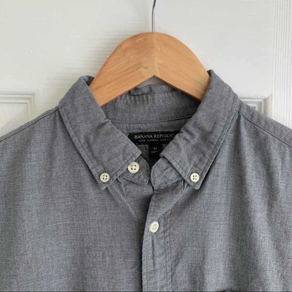 Luxe Flannel Slim Fit - Gray